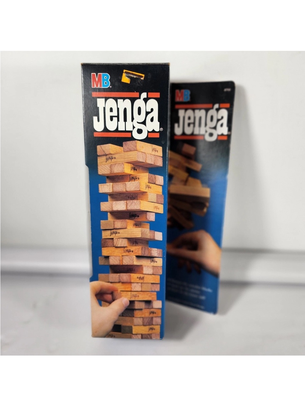 🪵 “Jenga” Classic Wooden Block Game Vintage 1986 Milton Bradley 4793 Ages 8-54.